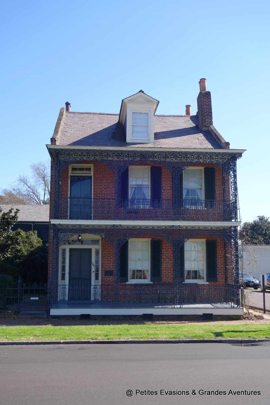 Maison à l'architecture louisiannaise