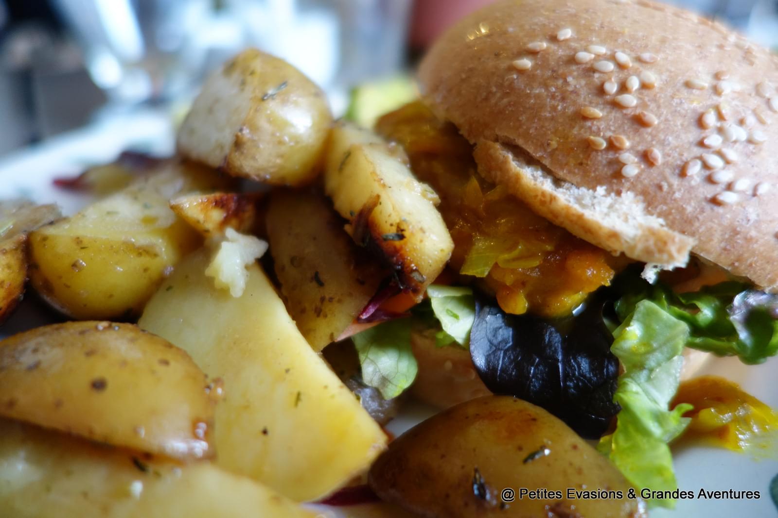 Burgen vegan et potatoes